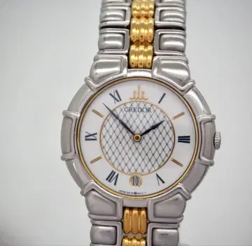 SEIKO 시계 CREDOR 남성용 골드 엔트라타 레어