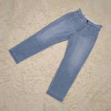 RNA 와이드 데님 팬츠 면 100% 라이트 블루 S