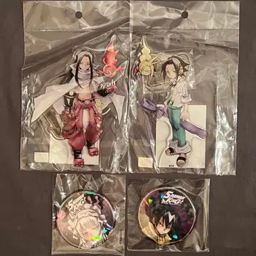 샤먼킹 만킨 아크릴 스탠드 하오 잎 캔뱃지