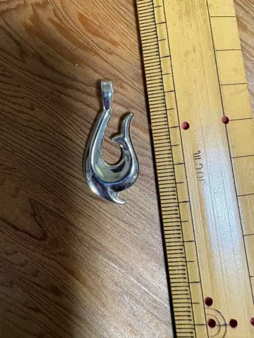 실버925 유선형 펜던트