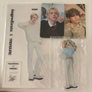 TREASURE 요시 요시노리 아크릴 스탠드 트레이딩 카드 키링