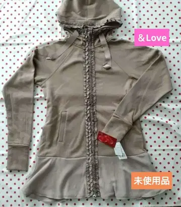 안도라부 속기모 후드 달린 프릴 후드티 [ L ] 미사용품