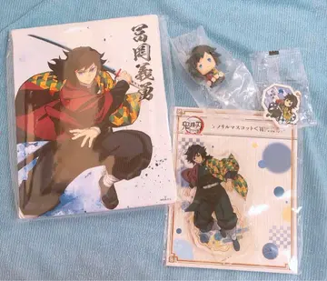 토미오카 기유 아크릴 스탠드 캔버스 보드 가챠가챠 귀멸의 칼날