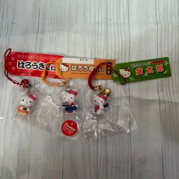 헬로키티 스트랩 3개 세트 이즈의 무희 요시노야 긴타로