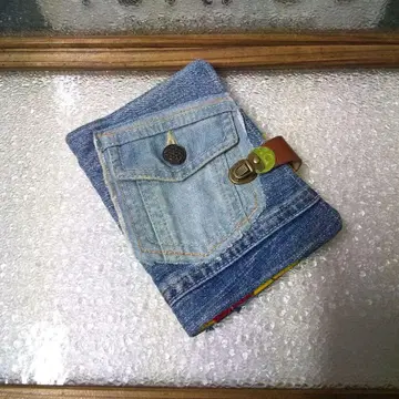 Z8.6 멀티 케이스 데님 리메이크 북커버 수첩 케이스