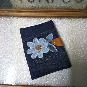 Z8.7 멀티 케이스 데님 리메이크 북커버 수첩 케이스