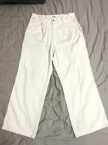 AURALEE 오라리 하드 트위스트 데님 와이드 슬랙스 5 사이즈