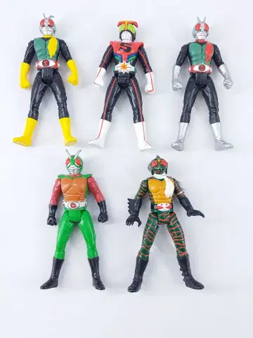 가면라이더 액션 피규어 5점 일괄