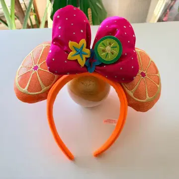 도쿄디즈니씨 SUMMER festival 오렌지 머리띠 여름