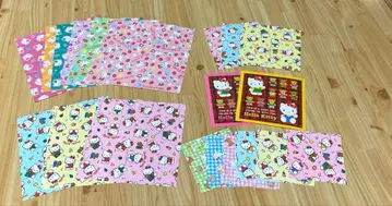 헤이세이 레트로 키티 종이접기 레어