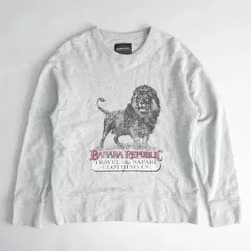 [ 새상품급 ] 바나나리퍼블릭 40주년 기념 사파리 라이온 맨투맨 L