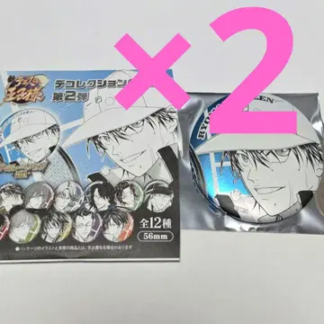 2점 에치젠 료마 점프 페스타 신 테니스의 왕자님 데 컬렉션 캔뱃지