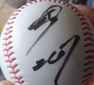 야쿠르트 타카하시 케이지 친필 사인