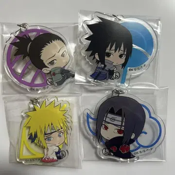 NARUTO 아크릴 키링 4개 세트