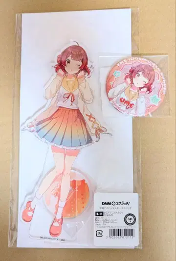 하나미 유메 학원 아이돌 마스터 DMM 스크래치 아크릴 스탠드 캔뱃지