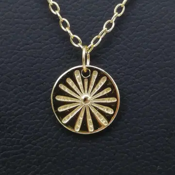 새상품 골드 실버 925 SUN 목걸이 펜던트 심플