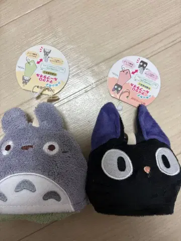 지브리 토토로와 지지의 귀 달린 타월