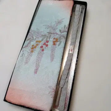 겨울용 오비 장식 천 허리띠 세트 순수 실크 미사용 No685