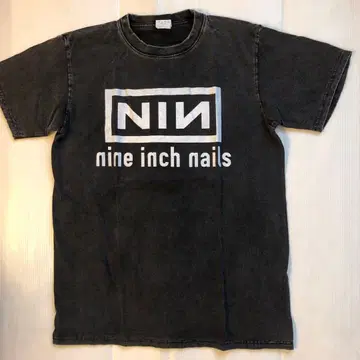 나인 인치 네일스 L 밴드 티셔츠 락 티셔츠