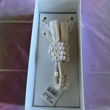 화이트 꼬임 하오리 끈 태슬 포함