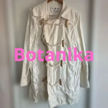 보타니카 화이트 더플 코트 타이 시노부쿠니