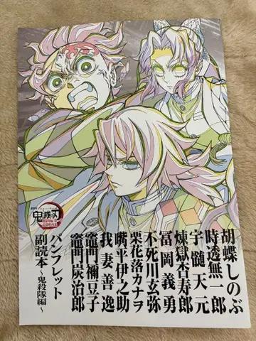 귀멸의 칼날 영화 팜플렛 부독본 ~귀살대편~