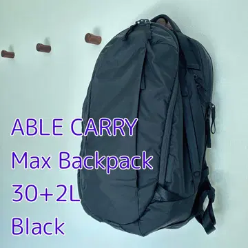 ABLE CARRY Max 백팩 30+2L 블랙