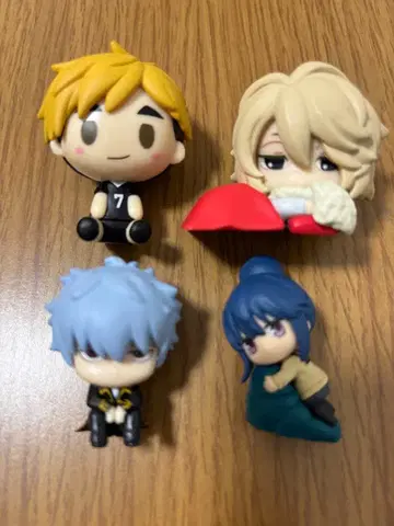 하이큐, 은혼 등 애니메이션 캐릭터 미니 피규어 4체 세트