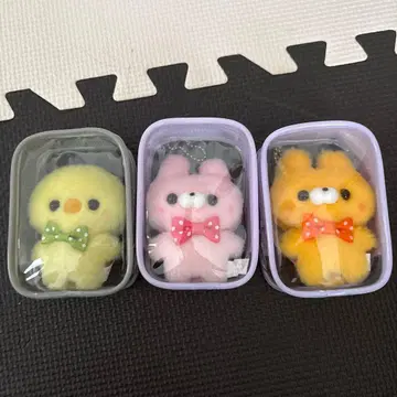 스쿳토타치 씨 토끼 병아리 3개 세트 케이스 포함