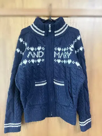 ANDMARY 메리 니트 코위찬 네이비 택 포함