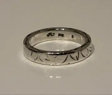 빈티지 하와이안 스타일 SC 925 스털링 실버 반지