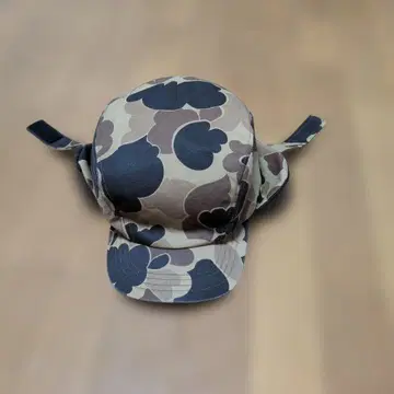 Dunn's EX-LARGE 카모 무늬 플라이트 캡 USA 올드 빈티지.