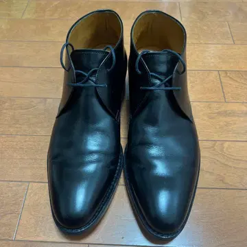 블랙 가죽 처카 부츠