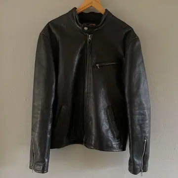 와이투레더 싱글 라이더 자켓 44 소가죽 블랙
