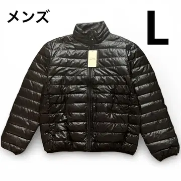 [새상품] 남성용 다운 자켓 L 블랙 광택 y2k