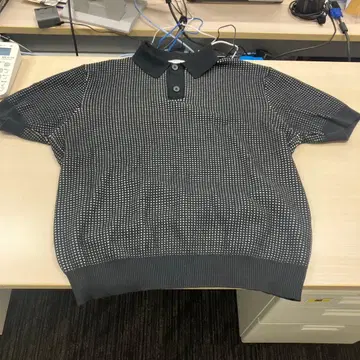 ZARA 도트 패턴 피케 셔츠 XL