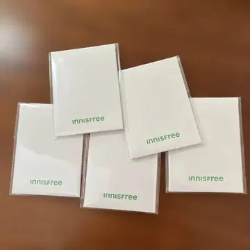 이니스프리 민규 ID 사진 4장 세트