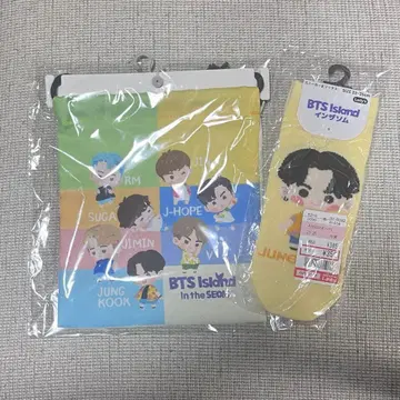 BTS 인더섬 양말&복조리 시마무라 미사용 새상품
