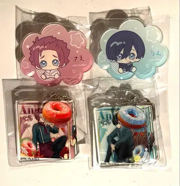 블루 록 아크릴 배지 키링 묶음 판매 이토시 사에 이토시 린 이토시 형제