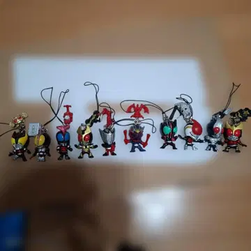 세븐일레븐 헤이세이 가면라이더 페어 더블 피규어 총 10종 컴프