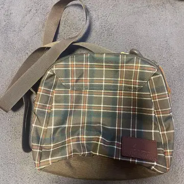 GREGORY 체크 무늬 숄더백