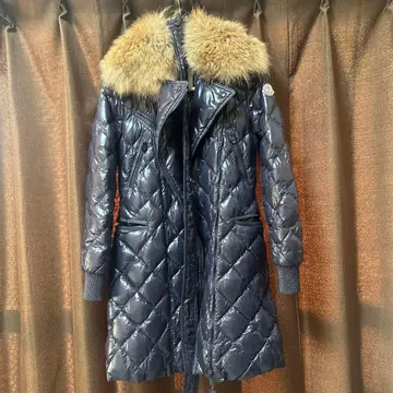 MONCLER 네이비 다운 자켓 롱