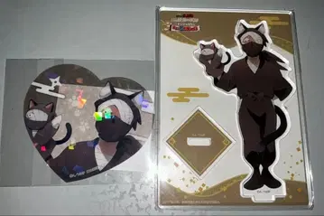 닌타마 란타로 난자타운 아크릴 스탠드 잣토 곤나몬 반짝이 카드