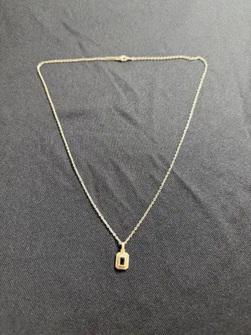 MARS 흑석 장식 목걸이 실버 925