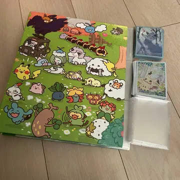 포켓몬 카드 파일 카나헤이 카드 로더 슬리브 9 포켓 리필