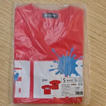 Splatoon 포켓몬 T셔츠 불꽃 뜨아거(호게타) S사이즈