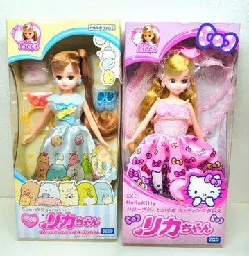 헬로키티 웨딩 드레스 리카짱 스미코구라시 리카짱 2개