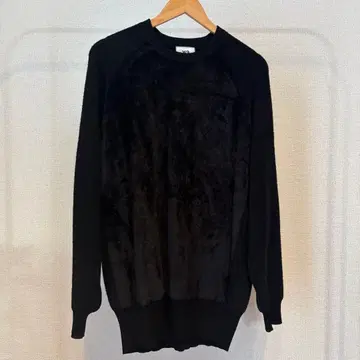Y-3 블랙 니트 스웨터