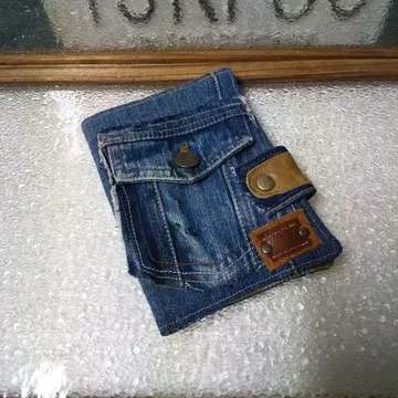 Z8.18 멀티 케이스 데님 리메이크 북커버 약 수첩 케이스