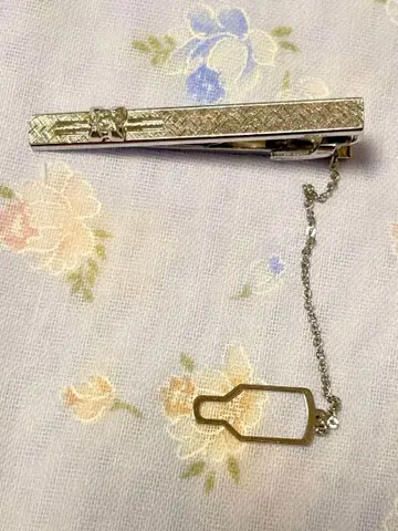 실버 925 다이아몬드 0.10 캐럿 넥타이핀